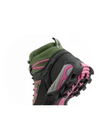 CMP Rigel dámské trekové boty kožené odolné nepromokavé kotníkové boty zelené dámské