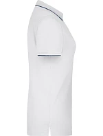 Daiber JN 727 Dámské piqué polo s kontrastní légou 02.0727 white/navy