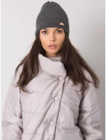 Dámská čepice.96 tmavě šedá Dámská čepice.96 tmavě šedá