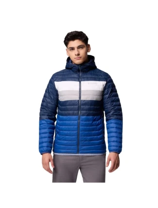Columbia Powder Pass Bunda s kapucí 2134131433 Blue L