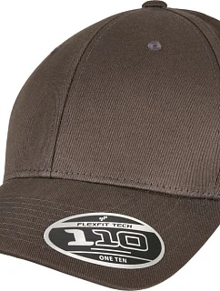 Flexfit 110OC 6 panelová kšiltovka z bio bavlny 55.10OC dark grey