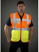 Yoko HVW 801 Hi-Vis multifunkční vesta 79.W801 pink Yoko HVW 801 Hi-Vis multifunkční vesta 79.W801 pink