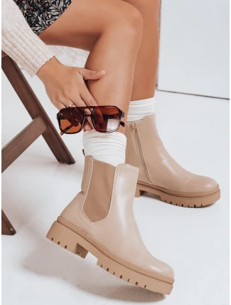 Dámské krémové kozačky MONDERICO FashionStreet ZY0540