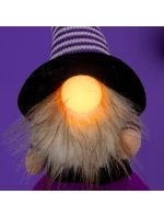 DÝNĚ DEKORATIVNÍ FIGURKA 25CM LED HALLOWEEN FIALOVÁ