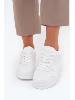 Dámské Tenisky Na Platformě Big Star SS274590 HI-POLY SYSTEM Bílé