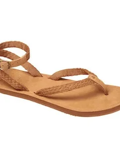 Dámské žabky  RF-0A2U1N-C hnnědo-krémové - B2B