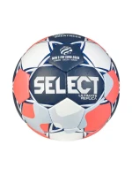 Select Ultimate Euro Man 0 v26 Replica házená bílá, námořnická a oranžová 13593