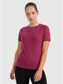 Dámské trekingové tričko z merino vlny 4F 4FWAW25TFTSF1527-53S