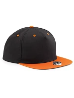 Beechfield B 610C 5 panelová Snapback kontrastní kšiltovka 53.610C black/orange