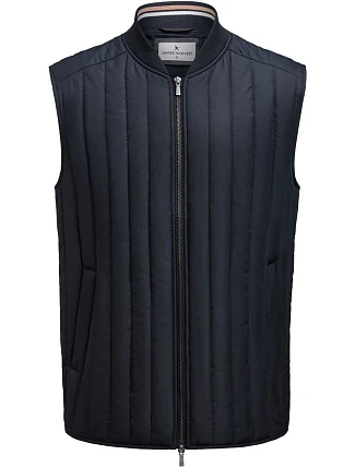 James Harvest Scarsdale Vest Men Pánská prošívaná vesta 62.1052 black James Harvest Scarsdale Vest Men Pánská prošívaná vesta 62.1052 black