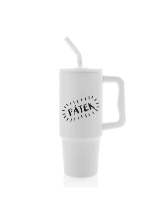 PÁTEK - bílý cestovní termohrnek 900 ml  