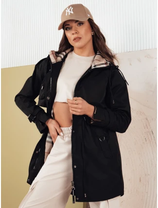 Dámská přechodná bunda parka MOZA černá FashionStreet TY4285