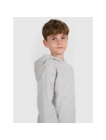 Chlapecká nepruhovaná mikina s kapucí 4F 4FJWMM00TSWSM1860-25M