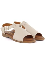 Dámské béžové kožené sandály Cambell 19391