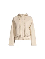 Dámská bunda CASALL Aria Zip Hoodie Jacket, barva béžová Dámská bunda CASALL Aria Zip Hoodie Jacket, barva béžová