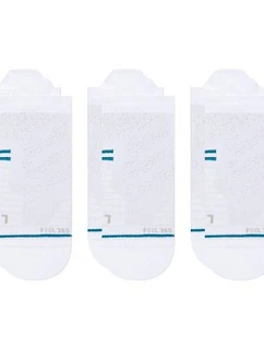 Běžecké ponožky Stance Athletic Tab, balení po 3 kusech – bílé