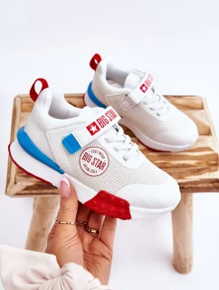 Nízká dětská sportovní obuv Memory Foam System Big Star LL374213 Bíle