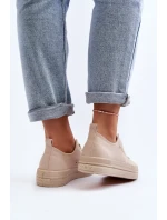 Dámské béžové látkové tenisky Staneva Dámské béžové látkové tenisky Staneva