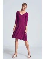 Dámské šaty M709 fuchsiové - Figl Dámské šaty M709 fuchsiové - Figl