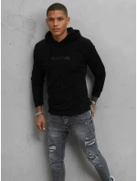 Pánská černá mikina FashionStreet BX5478