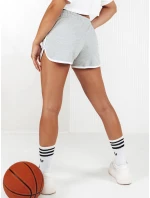 Dámské teplákové kraťasy TOP SPORT light grey FashionStreet SY0406 Dámské teplákové kraťasy TOP SPORT light grey FashionStreet SY0406