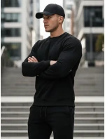 Pánská černá mikina FashionStreet BX5915