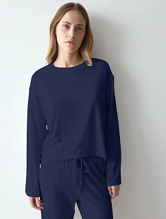 Vrchní díl pyžama Cozy Comfort Top X 01 modrý Blue - TRIUMPH
