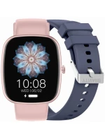 Dámské chytré hodinky GRAVITY GT18-3 Pink Silicone Strap + Navy Blue Strap Dámské chytré hodinky GRAVITY GT18-3 Pink Silicone Strap + Navy Blue Strap