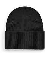 Beechfield B 384R Dlouhá pletená čepice s manžetou 53.384R black