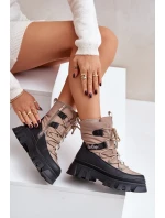 Dámské Sněhule Na Zip Lee Cooper LCJ-24-47-3143 Béžové Dámské Sněhule Na Zip Lee Cooper LCJ-24-47-3143 Béžové