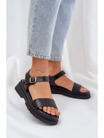 Dámské Sandály Na Platformě Černé Evaretha