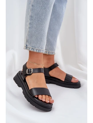 Dámské Sandály Na Platformě Černé Evaretha