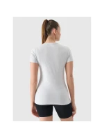 Dámské bavlněné slim tričko 4F 4FWMM00TTSHF2255-27M