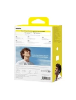 Sluchátka Baseus Bass 15 Clip Open-Ear Air (bílá)