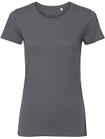 Russell Athletic 108F Dámské tričko Pure Organic 10.108F convoy grey Russell Athletic 108F Dámské tričko Pure Organic 10.108F convoy grey