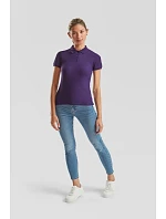 Fruit of the Loom Lady-Fit 65/35 Polo Dámské piqué polo 16.3212 heather grey Fruit of the Loom Lady-Fit 65/35 Polo Dámské piqué polo 16.3212 heather grey