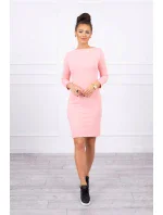 Klasické šaty světle růžové