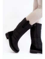 Dámské zateplené sněhule Progress PROGJ-22-136 Černé