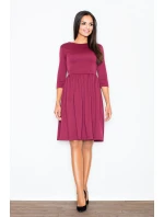 Šaty Finezja M117 bordó - Figl