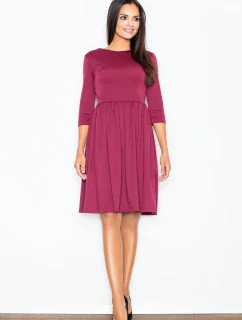 Šaty Finezja M117 bordó - Figl