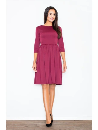 Šaty Finezja M117 bordó - Figl