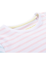Dětské bavlněné triko ALPINE PRO BOATERO roseate spoonbill