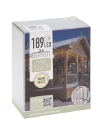 DĚTSKÉ SVĚTLO 200x70cm LED OKENNÍ KRUH BÍLÝ FLASH