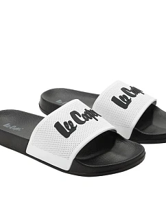 Lee Cooper pánské sportovní boty slip-on žabky pohodlné lehké černé bílé