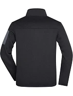 Daiber JN 591 Pánská pletená fleecová bunda 02.0591 black/carbon