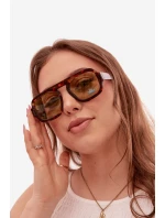 Dámské sluneční brýle s UV filtrem hnědo-zelené