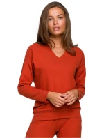 Dámský svetr S246 terakota - Stylove