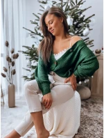 Dámský zelený svetr MINSTRAL FashionStreet MY1616 Dámský zelený svetr MINSTRAL FashionStreet MY1616