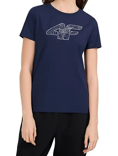 Dámské tričko 4F F3309 námořnická modrá 4FWMM00TTSHF3309 31S