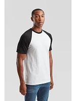 Fruit of the Loom Baseball T Raglánové tričko 16.1026 white/deep navy